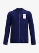 Jongens hoodie Under Armour  Rival Terry FZ Hoodie-BLU