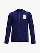 Jongens hoodie Under Armour  Rival Terry FZ Hoodie-BLU