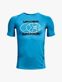 Jongens T-shirt Under Armour HeatGear Novelty SS-BLU