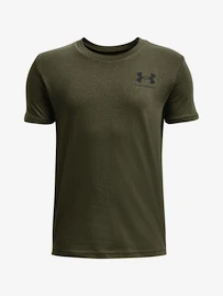 Jongens T-shirt Under Armour SPORTSTYLE LEFT CHEST SS-GRN