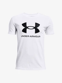 Jongens T-shirt Under Armour Sportstyle Logo SS-WHT