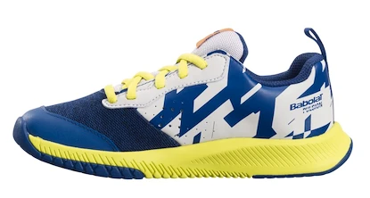 Junior tennisschoenen Babolat Pulsion All Court JR Dark Blue/Yellow  EUR 38,5