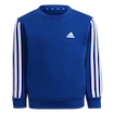 Kinder hoodie adidas  Essentials 3-Stripes Crew Neck Royal Blue 104 cm