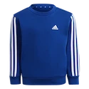 Kinder hoodie adidas  Essentials 3-Stripes Crew Neck Royal Blue 104 cm