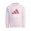 Kinder hoodie adidas  Graphic Crew Neck Clear Pink 122 cm