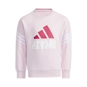 Kinder hoodie adidas  Graphic Crew Neck Clear Pink 122 cm