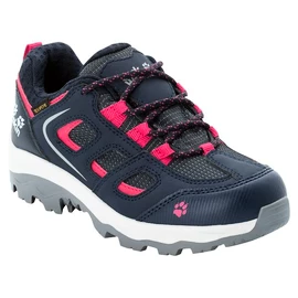 Kinder outdoorschoenen Jack Wolfskin Vojo Texapore Low Dark Blue / Pink