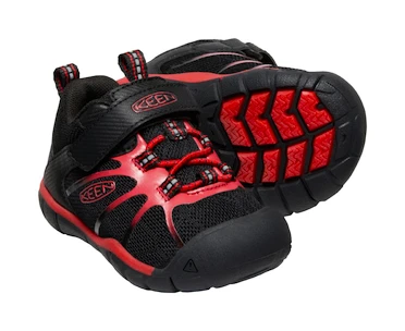 Kinder outdoorschoenen Keen Chandler 2 Cnx Tots Black/Red Carpet  US 6