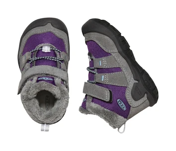 Kinder outdoorschoenen Keen Knotch Chukka Tots Steel Grey/Charisma  US 5