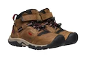 Kinder outdoorschoenen Keen Ridge Flex Mid Wp Bison/Red Carpet