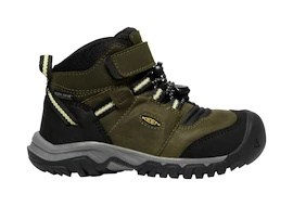 Kinder outdoorschoenen Keen Ridge Flex Mid Wp Dark Olive/Dusky Citron