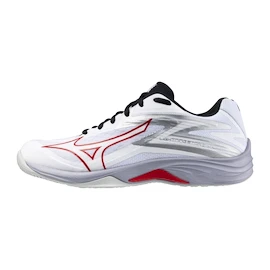 Kinder sportschoenen voor binnen Mizuno Lightning Star Z7 Jr. White/Salsa