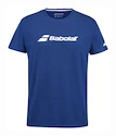 Kinder T-shirt Babolat  Exercise Babolat Tee Boy Sodalite Blue 6 - 8 jaar