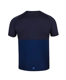 Kinder T-shirt Babolat  Play Club Crew Neck Tee Estate Blue 8 - 10 jaar