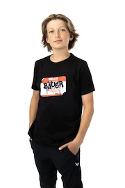 Kinder T-shirt Bauer  Name Tag Tee Black