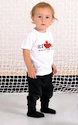 Kinder T-shirt Roster Hockey  IMPORTED FROM CANADA 68 cm, Wit