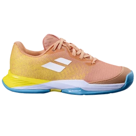 Kinder tennisschoenen Babolat Jet Mach 3 All Court Girl Coral/Gold Fusion