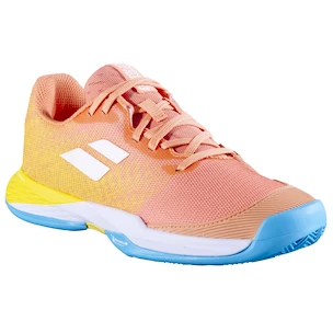 Kinder tennisschoenen Babolat Jet Mach 3 All Court Girl Coral/Gold Fusion