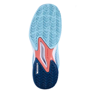 Kinder tennisschoenen Babolat Jet Mach 3 Clay Junior Angel Blue