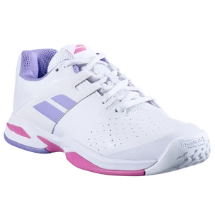 Kinder tennisschoenen Babolat Propulse All Court Junior Girl White/Lavender