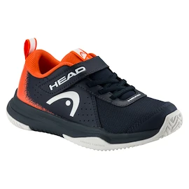 Kinder tennisschoenen Head Sprint Velcro 4.0 Kids Dark Blue/Red