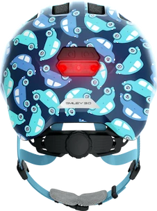 Kinderhelm Abus Smiley 3.0 LED Blue Car S