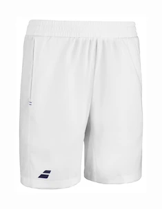 Kindershort Babolat  Play Short Boy White/White 10 - 12 jaar