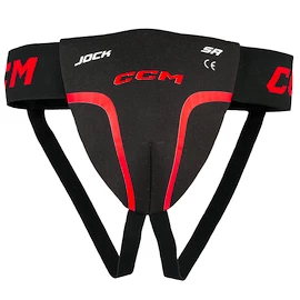 Kruisbeschermer CCM Jock Black/Red Junior