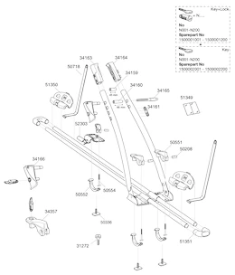 Kunststof einddop Thule  51351