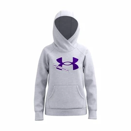 Meisjes hoodie Under Armour Rival Fleece Logo Hoodie-GRY