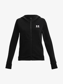 Meisjes hoodie Under Armour Rival Fleece LU FZ Hoodie-BLK