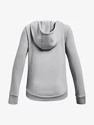 Meisjes hoodie Under Armour  Rival Fleece LU FZ Hoodie-GRY