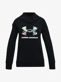 Meisjes hoodie Under Armour Rival Logo Hoodie-BLK