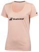 Meisjes T-shirt Babolat  Exercise Babolat Tee Girl Tropical Peach