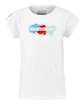 Meisjes T-shirt Babolat  Exercise Cotton Tee Girl White 6 - 8 jaar