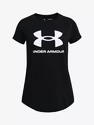 Meisjes T-shirt Under Armour  Live Sportstyle Graphic SS-BLK