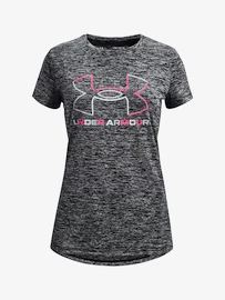 Meisjes T-shirt Under Armour Tech BL Twist SS-BLK