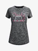 Meisjes T-shirt Under Armour  Tech BL Twist SS-BLK L