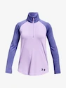 Meisjes T-shirt Under Armour  Tech Graphic 1/2 Zip-PPL