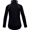 Meisjes T-shirt Under Armour  Tech Graphic Logo Half Zip-BLK