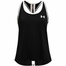 Meisjes tanktop Under Armour Knockout Tank Black