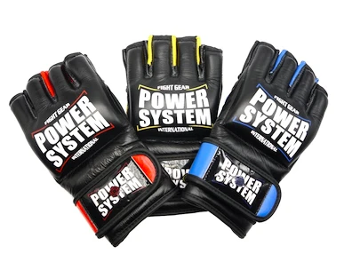 MMA handschoenen Power System  Grapplingové Rukavice Katame Evo Modré L/XL