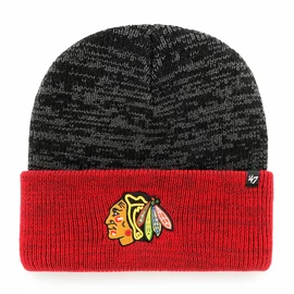 Muts 47 Brand Two Tone Brain Freeze Cuff Knit NHL Chicago Blackhawks