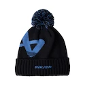 Muts Bauer  Intarsia Knit Pom Navy/Blue