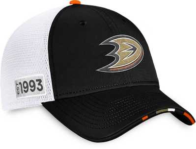 Pet Fanatics Draft Caps  Authentic Pro Draft Structured Trucker-Podium Anaheim Ducks