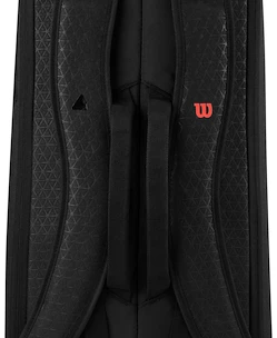 Rackettas Wilson  Clash V3 6PK Racquet Bag Black/Infrared