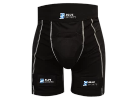 Short met kruisbeschermer Blue Sports  Black Senior