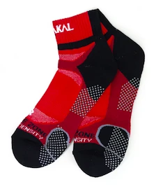 Sokken Karakal Socks Quad Density X4 Ankle Red/Black-41-47