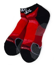 Sokken Karakal Socks Quad Density X4 Trainer Red/Black-41-47