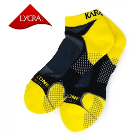 Sokken Karakal Socks X4 Men Trainer Yellow Black-41-47